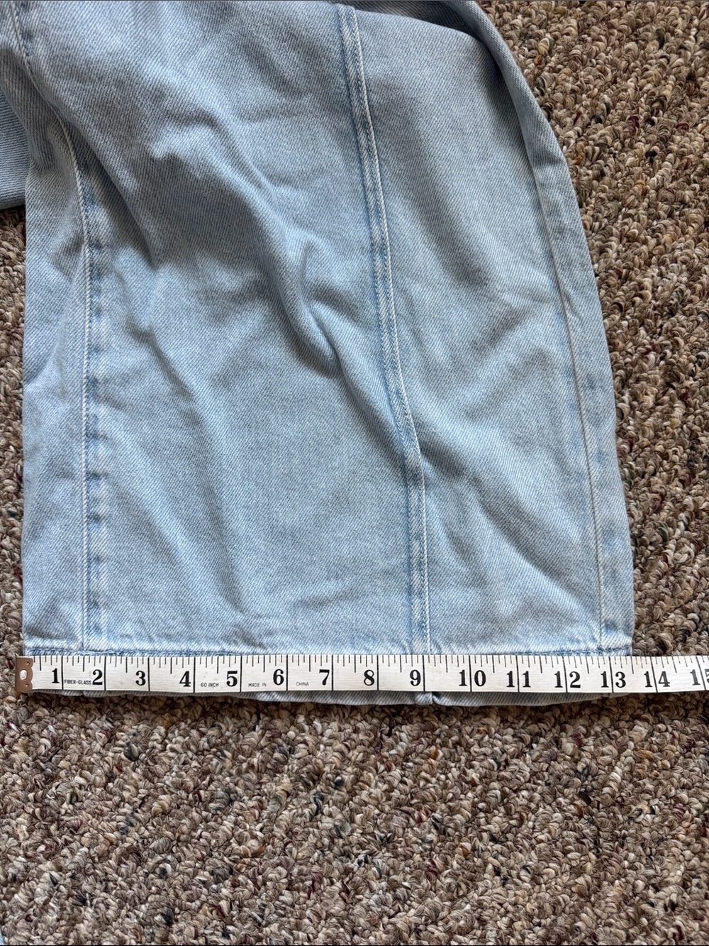 Universal Thread Light Blue Wide-Leg Drawstring Jeans - Picture 6 of 6